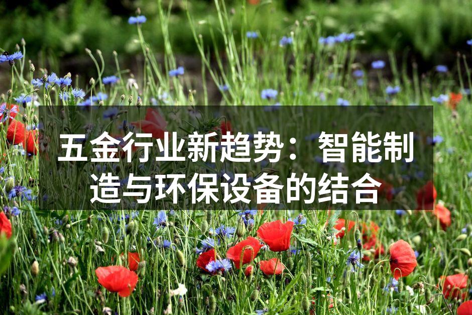 五金行业新趋势：智能制造与环保设备的结合